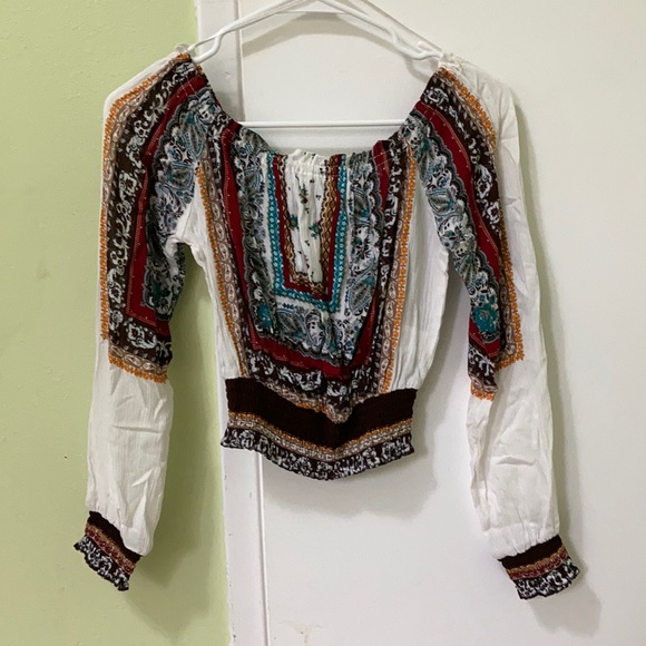 Long sleeved crop top - Picture 1 of 7